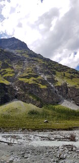 Fotografia z Anselmo Mazzolini na trase