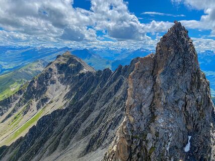 Der "Böse" Fess vom normalen Gipfel aus gesehen.
