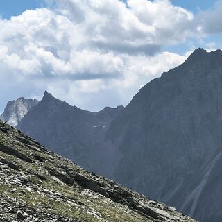 Foto de Gabriele Cucchi a lo largo del recorrido