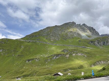 Foto von Heinz Sperl entlang der Tour
