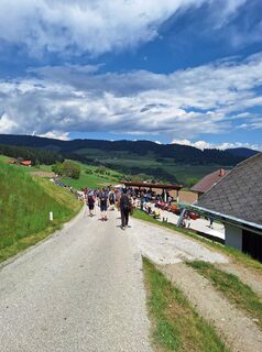 Foto von Dagmar Hofer entlang der Tour