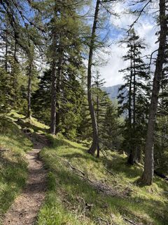 Foto von Luca Pirker entlang der Tour