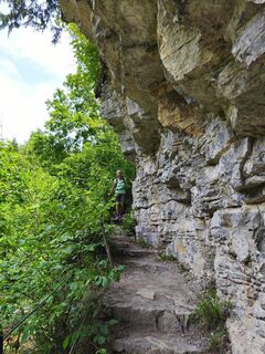 Foto von Schmidi entlang der Tour