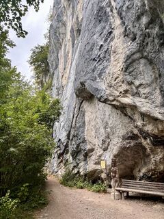 Photo de G. D. le long du parcours