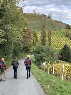 Foto de Andreas Ohrfandl a lo largo del recorrido