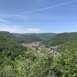 Blick auf Bad Urach und den Hohenurach
