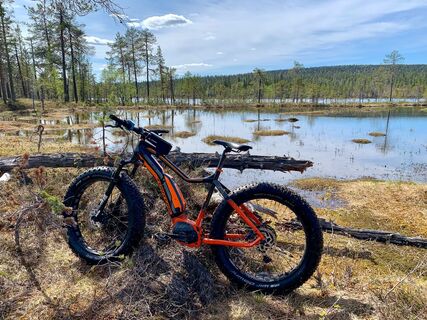 Ruuhitunturi Mountainbike-Strecke, Salla