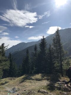 Foto von Tünde Szilágyi entlang der Tour