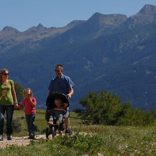 Weg mit Panorama