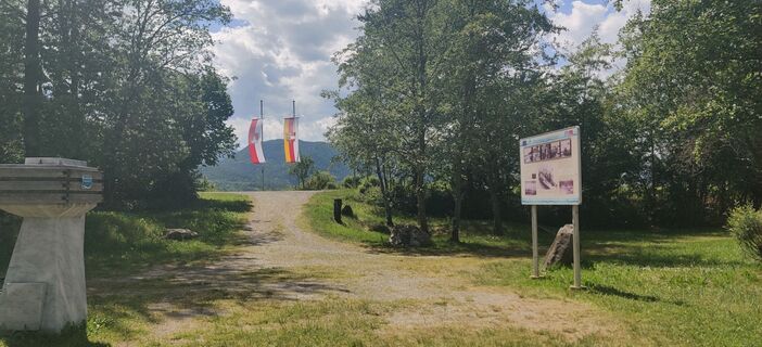 Photo de Andrea Flechl le long du parcours