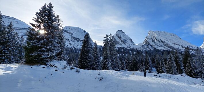 Photo de Claudia le long du parcours