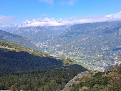 Foto von Claudio Dainese entlang der Tour