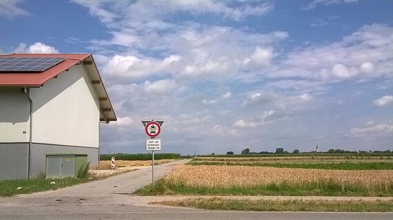 Abzweig nach Oberding