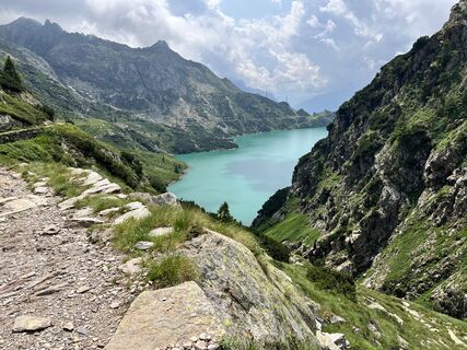 Foto von Natale Maffioletti entlang der Tour