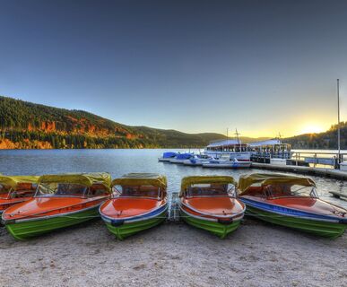 Boote am Titisee