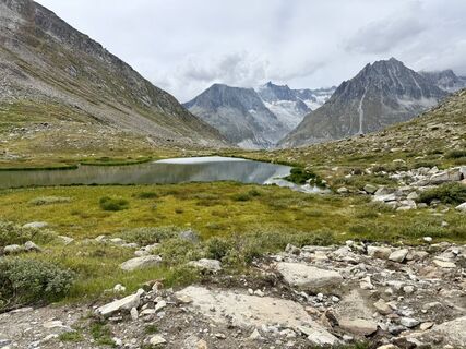 Foto von Käthi Schönbächler entlang der Tour