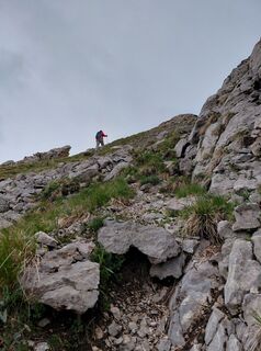 Photo de Wolfgang Wigand le long du parcours
