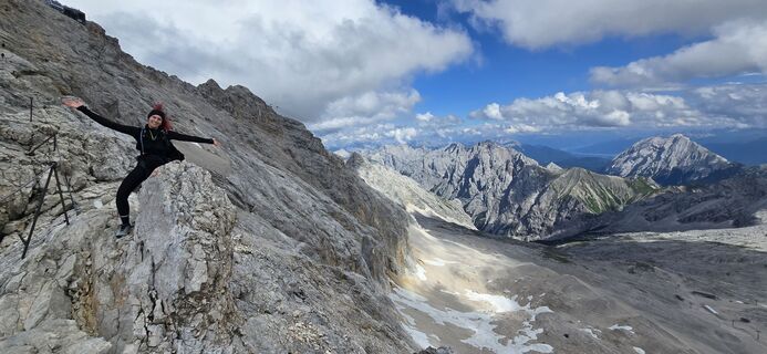 Photo de Tina Langner le long du parcours