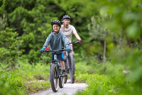 Mountainbiken auf dem Madame Flow Trail