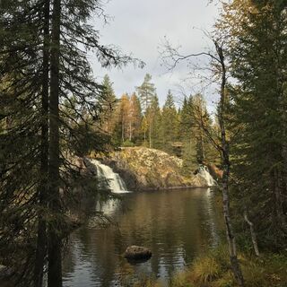 Komulanköngäs Wasserfall
