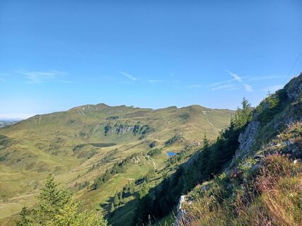 Photo de Sabine Bleiker le long du parcours