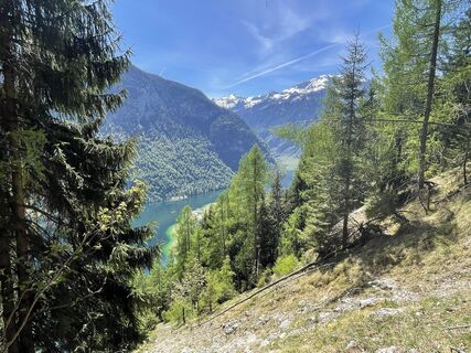Photo de Hannah Anyan le long du parcours
