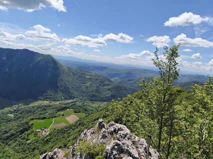 Photo de Marko Bešter le long du parcours