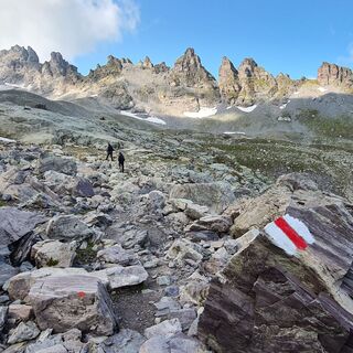 Weg nach dem Wildsee in Richtung Hochwart