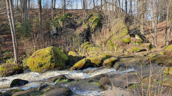 1.7 km Der unregulierte Braunaubach