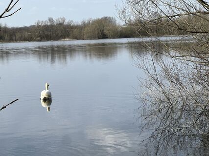 Foto von Andrea Vogt entlang der Tour