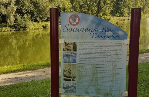 Gedenktafel in Rouy-le-Petit