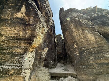Foto von Norbert Herbig entlang der Tour