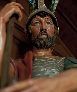 Figur in der Kapelle Maria Rast