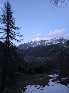 Foto von Helen entlang der Tour