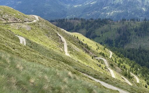 Foto von “Jerry” Brunetti entlang der Tour