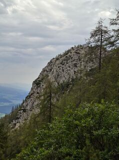 Zdjęcie z Manuel Rothleitner wzdłuż trasy