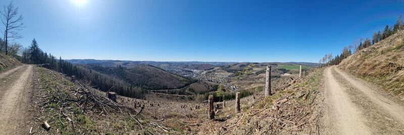 Foto de Volker Wagener a lo largo del recorrido
