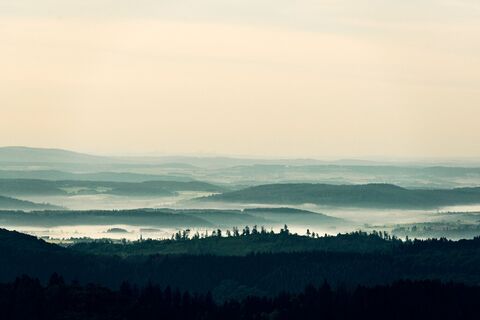 Wolken und Nebelmeer über dem Sauerland