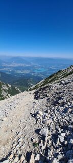 Foto van Martina Oitzinger langs de tour