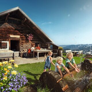 Lärchenhütte auf der Sausteigalm