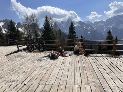 Foto från Reinhard Peter under resans gång