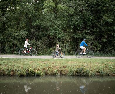Radweg am Wiener Neustädter Kanal