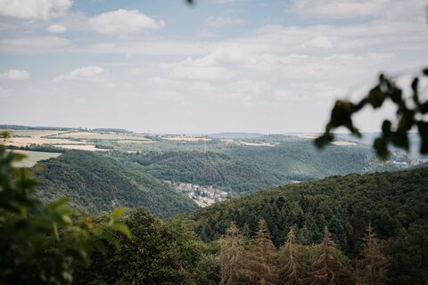 Aussicht auf der "Panoramatour auf dem Sonnenplateau"