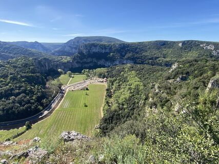Zdjęcie z Mario Spalinger wzdłuż trasy
