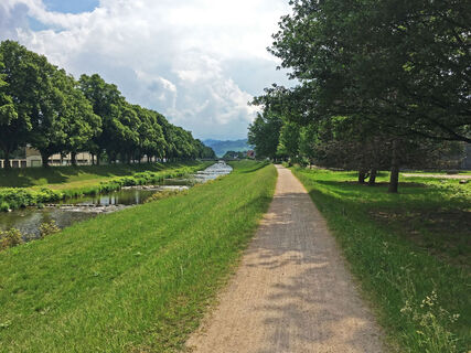 Radweg bei Oberkirch entlang der Rench