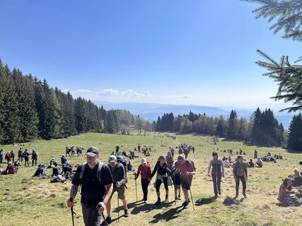 Foto von Bernhard Koller entlang der Tour