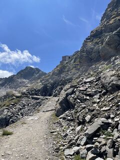 Foto von Silke entlang der Tour