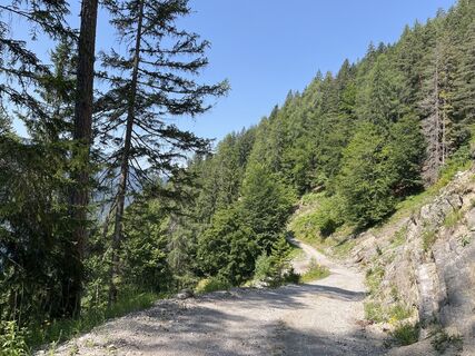 Foto von Heinz Sperl entlang der Tour