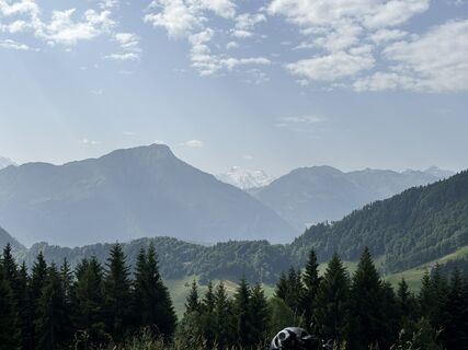 Foto von Dominik Wymann entlang der Tour