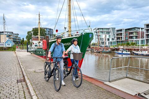 Stader Hafen Elberadweg